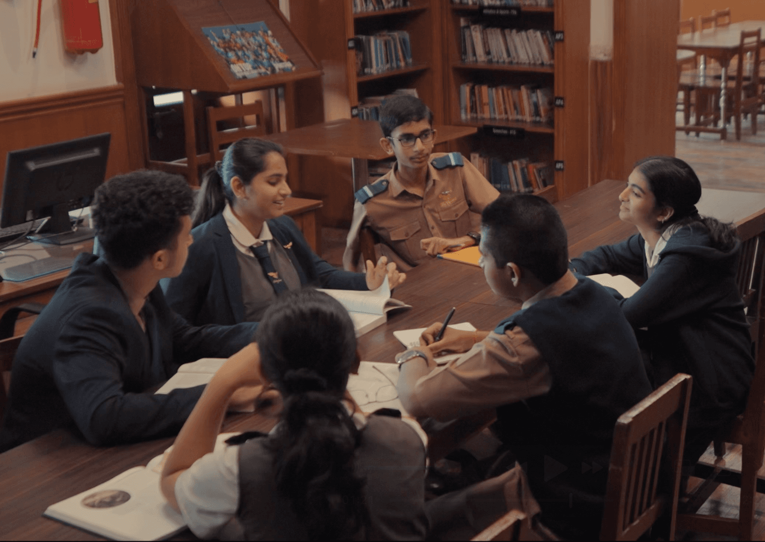 Students learning